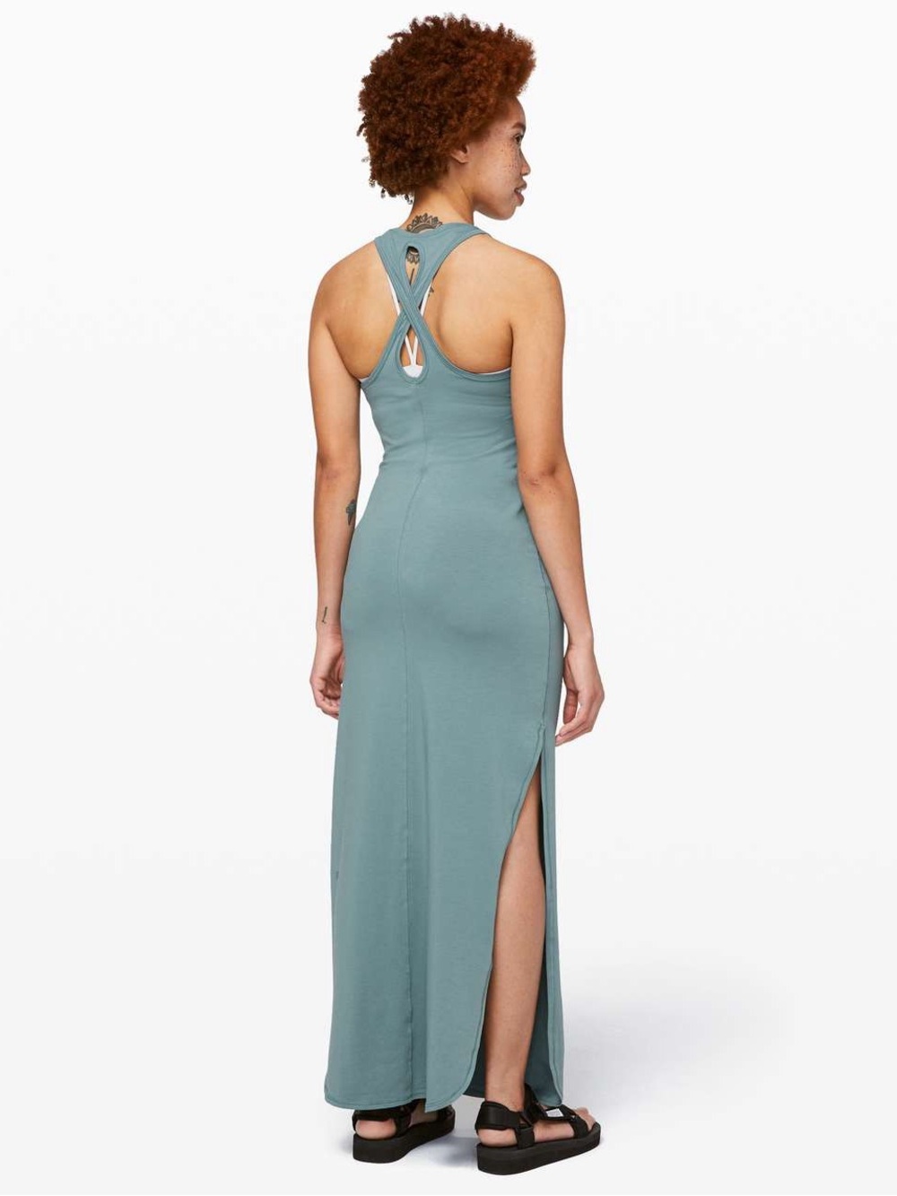 Lululemon Restore and Revitalized Dress in Aquatic Green - Picture 2 of 8